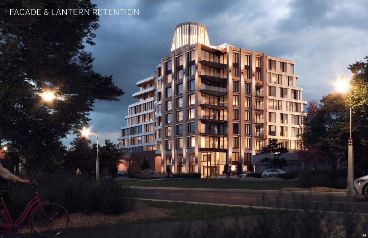 Rendering of building from page 40 of the file '2022-06-16 - Design Brief - D07-12-22-0100'