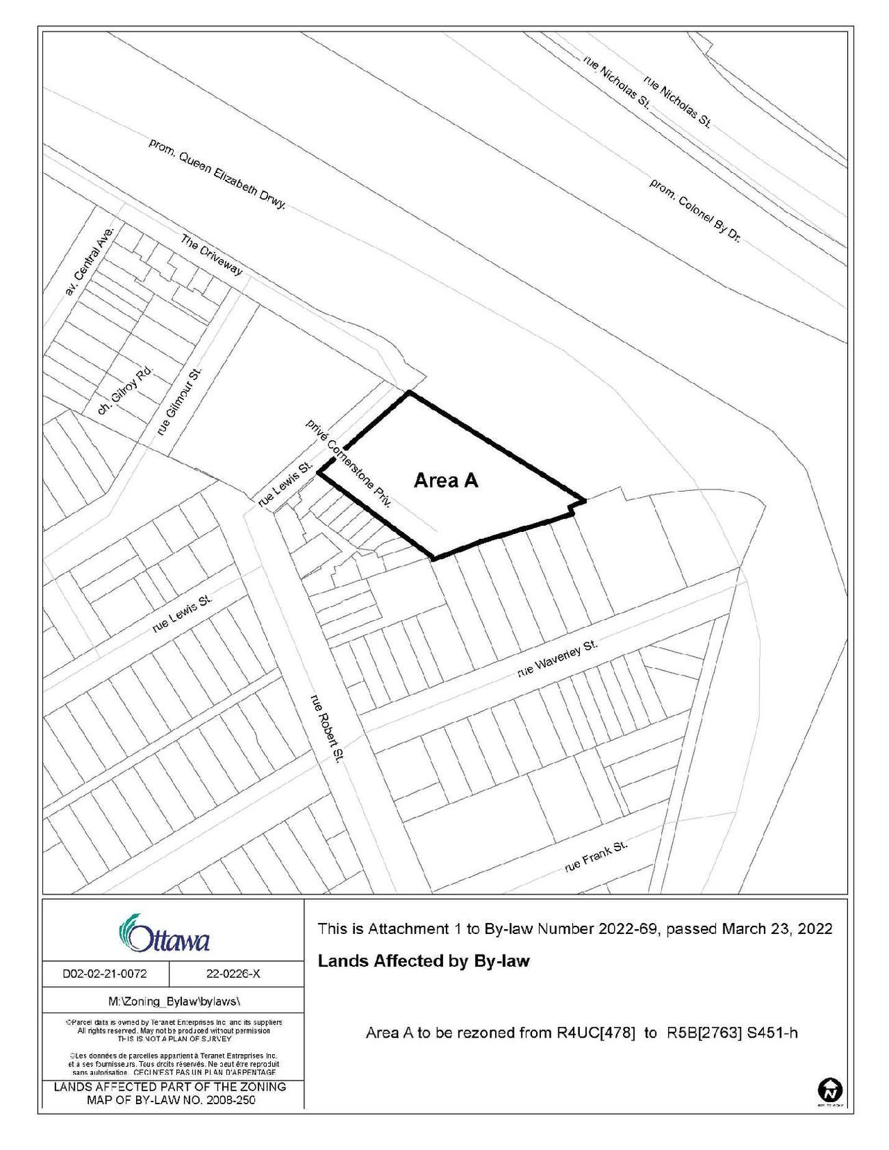 Construction site plan for project from page 72 of the file '2022-06-16 - Design Brief - D07-12-22-0100'