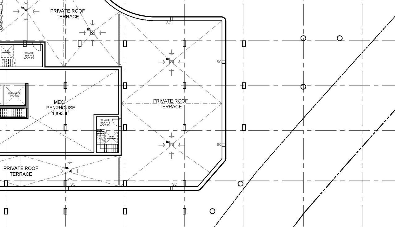 Construction site plan for project from page 5 of the file '2022-06-16 - Floor Plans - D07-12-22-0100'