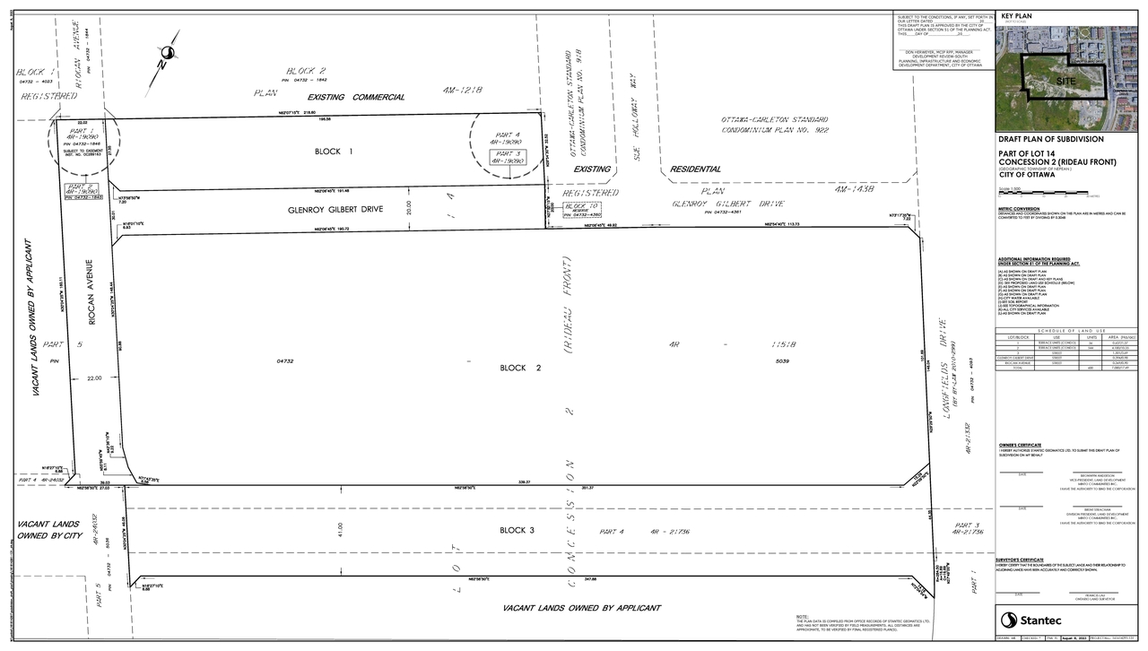 Construction site plan for project from page 30 of the file '2024-04-11 - Design Brief - D07-12-22-0104'