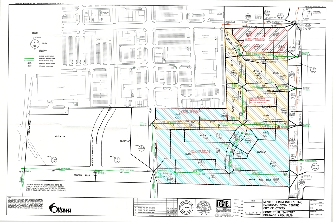 Construction site plan for project from page 64 of the file '2024-04-11 - Design Brief - D07-12-22-0104'