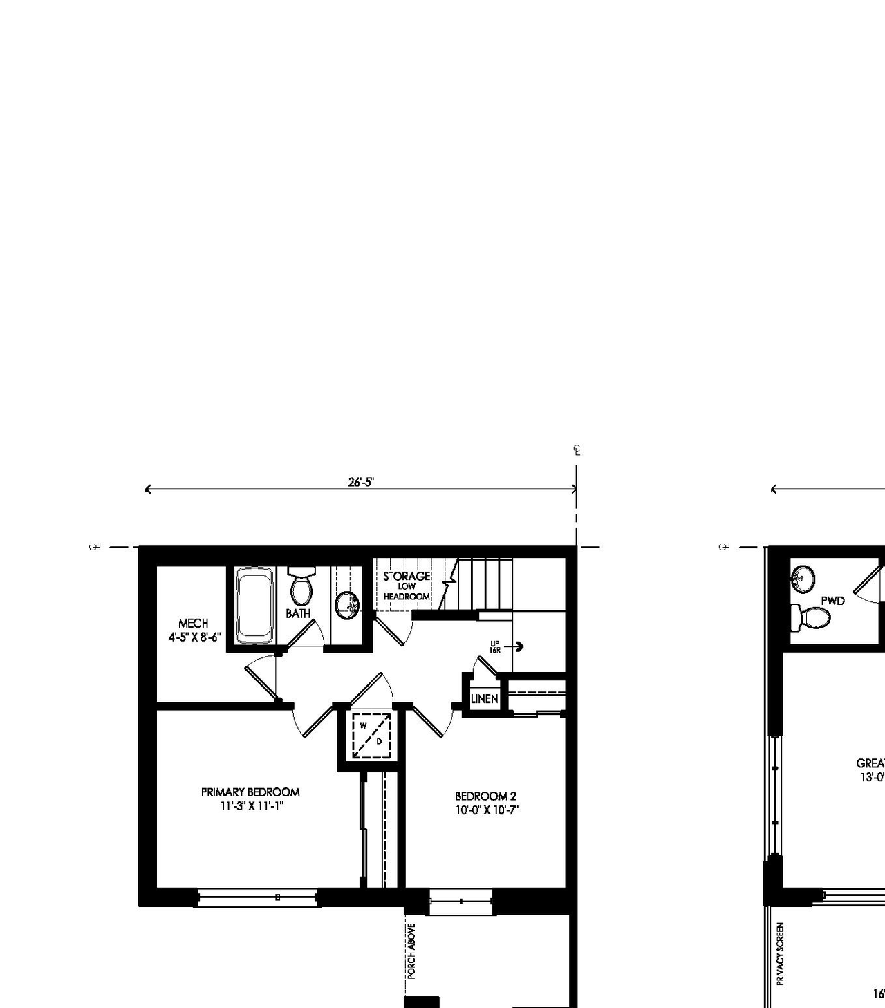 Floor plan for project from page 1 of the file '2022-06-30 - Floor Plans (2) - D07-12-22-0104'