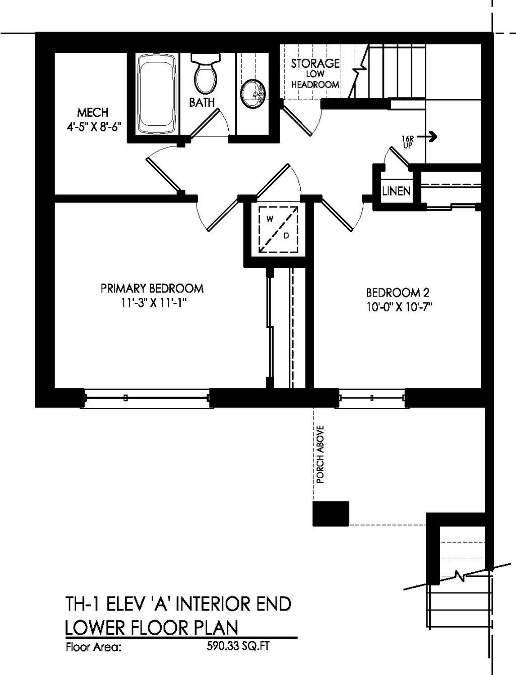 Floor plan for project from page 1 of the file '2022-06-30 - Floor Plans - D07-12-22-0104'