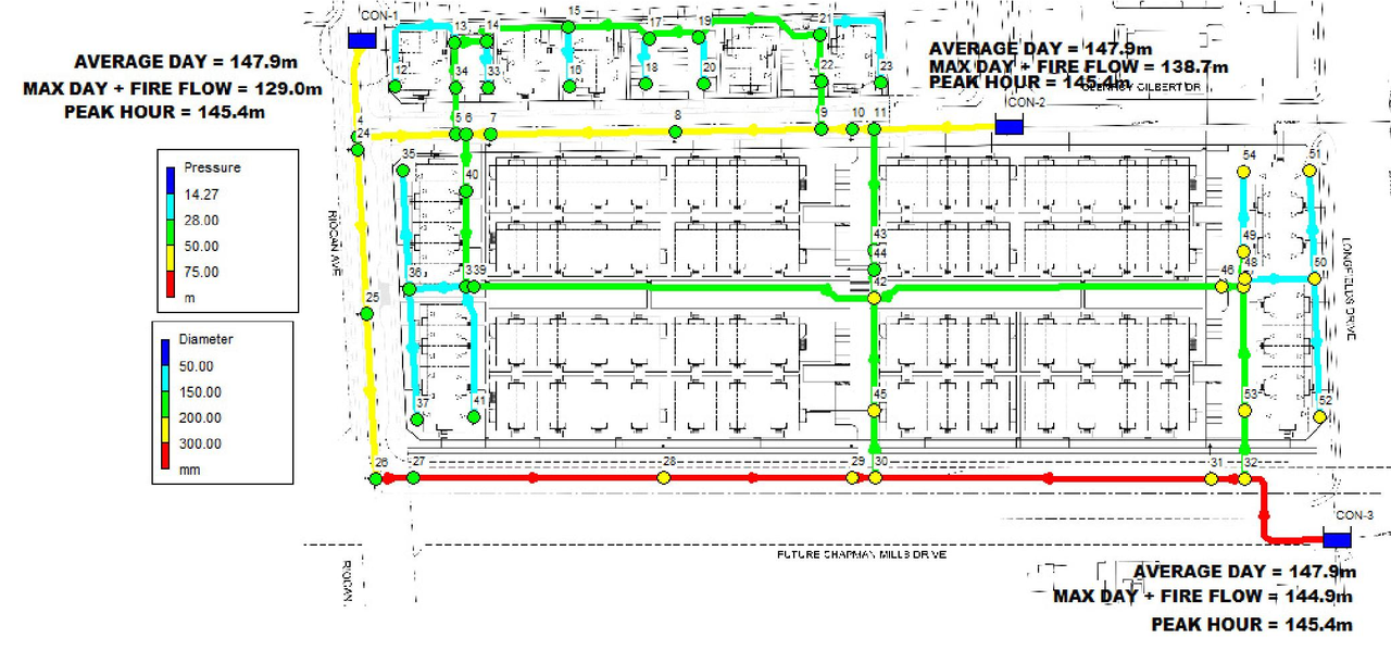 Construction site plan for project from page 59 of the file '2022-06-30 - Design Brief - D07-12-22-0104'
