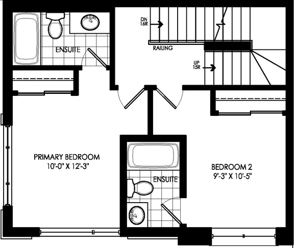 Floor plan for project from page 2 of the file '2022-06-30 - Floor Plans Rooftop Terrace - D07-12-22-0104'