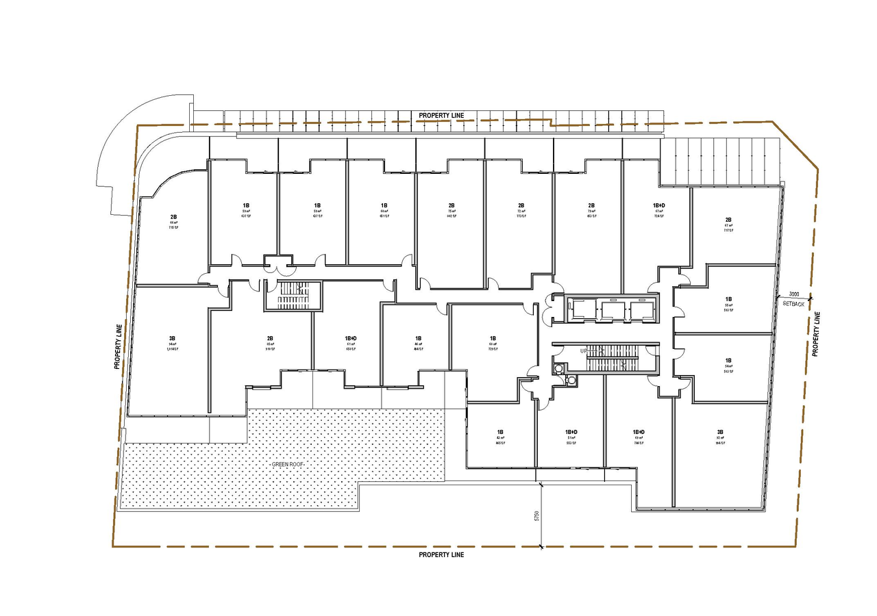 Construction site plan for project from page 31 of the file '2022-12-14 - Design Brief - D07-12-22-0105'