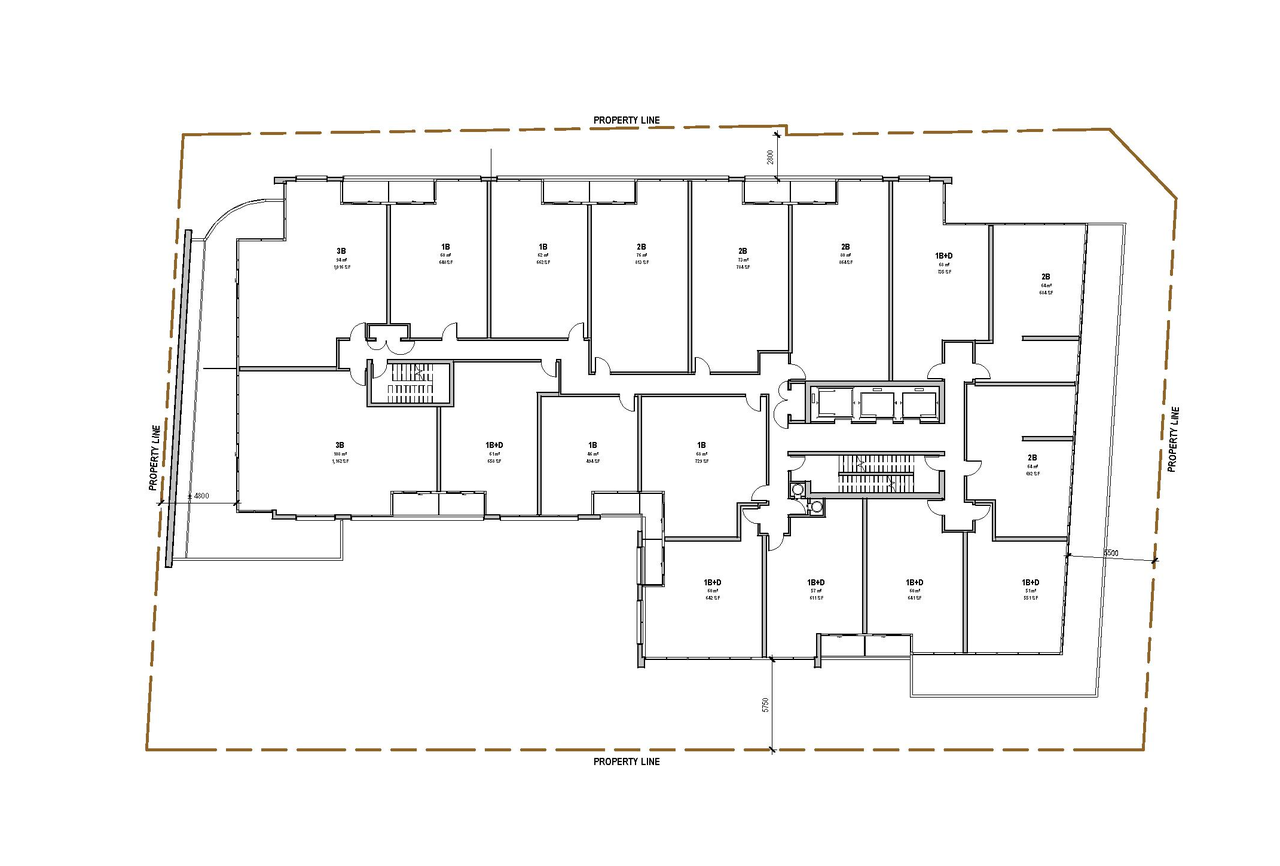 Floor plan for project from page 33 of the file '2022-12-14 - Design Brief - D07-12-22-0105'