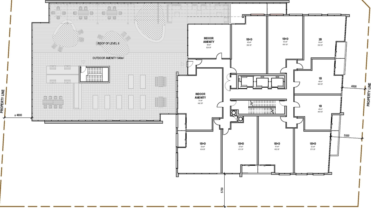 Construction site plan for project from page 35 of the file '2022-12-14 - Design Brief - D07-12-22-0105'