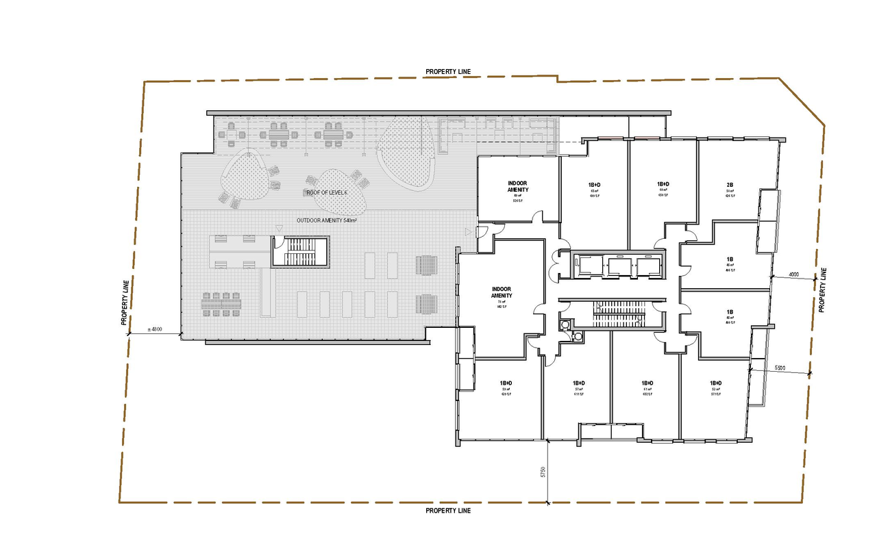 Floor plan for project from page 35 of the file '2022-12-14 - Design Brief - D07-12-22-0105'