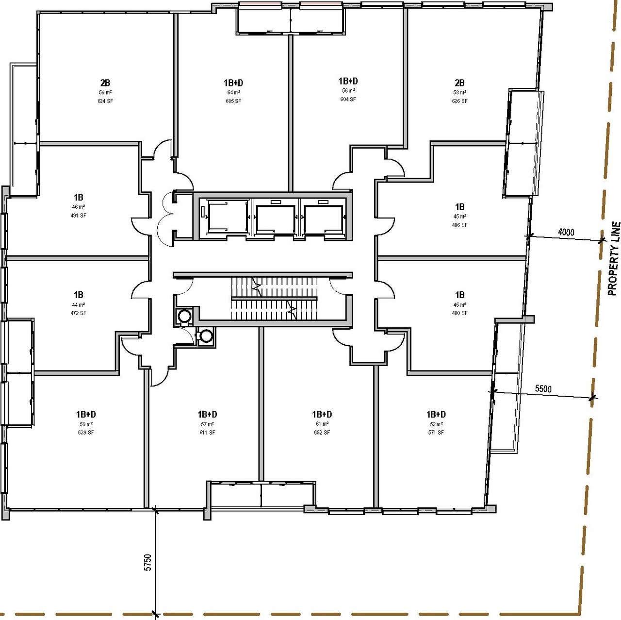 Floor plan for project from page 36 of the file '2022-12-14 - Design Brief - D07-12-22-0105'