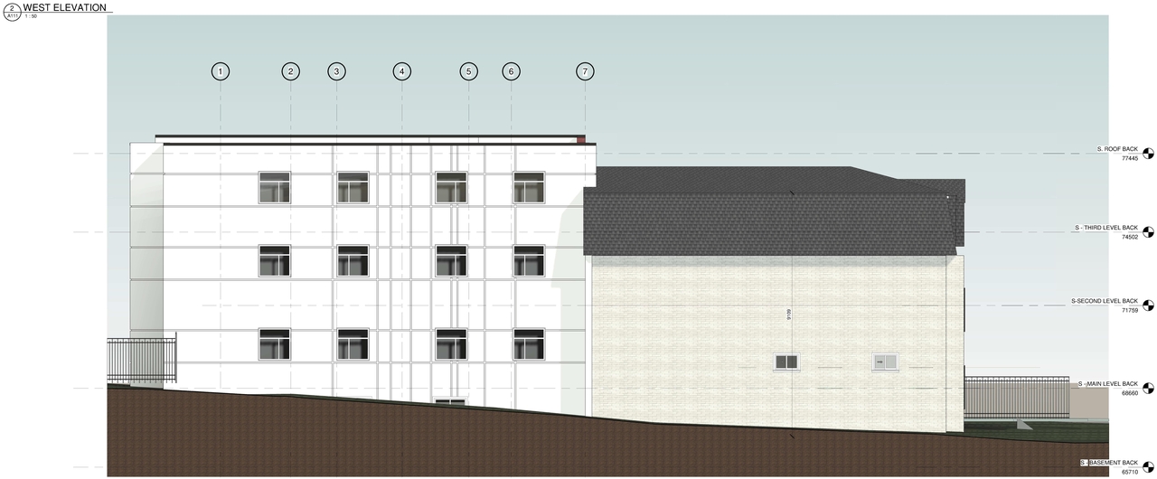 Image from page 4 of the file '2023-02-10 - Floor Plans Elevations - 68 Sweetland Ave 146 Osgoode St - D02-02-22-0067 D07-12-22-'