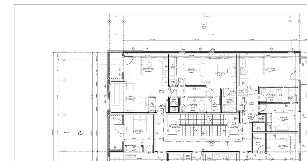 Floor plan for project from page 5 of the file '2022-07-07 - Site & Elevations & Floor Plans - D07-12-22-0107'