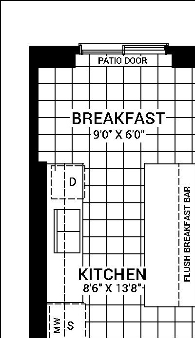 Floor plan for project from page 2 of the file '2022-07-21 - Tahoe End Unit 4 Bedroom Floor Plan - D07-12-22-0111'