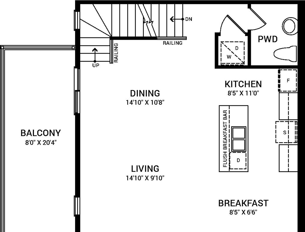 Floor plan for project from page 1 of the file '2022-07-21 - McKee Corner Unit Floor Plan - D07-12-22-0111'