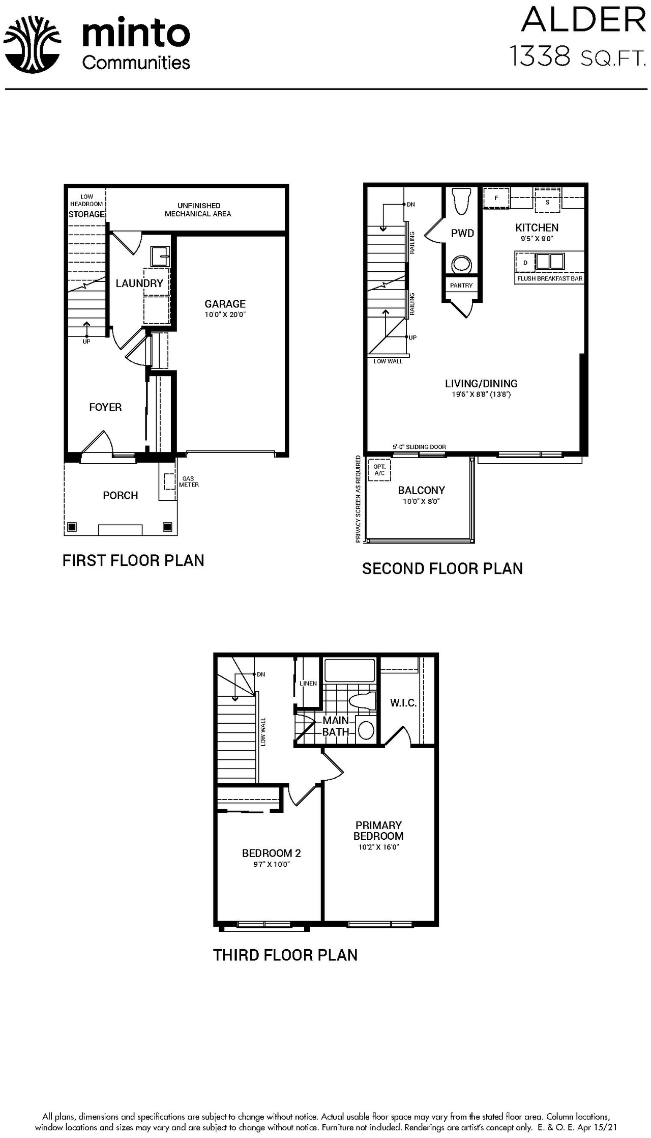 Floor plan for project from page 1 of the file '2022-07-21 - Alder Floor Plan - D07-12-22-0111'
