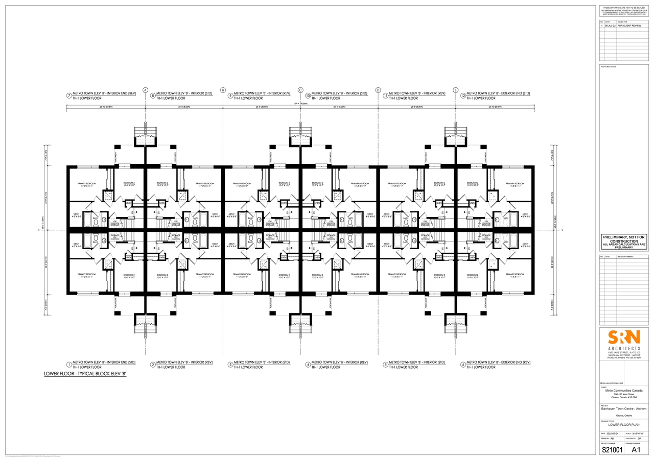Floor plan for project from page 6 of the file '2022-07-21 - Floor Plans - D07-12-22-0111'