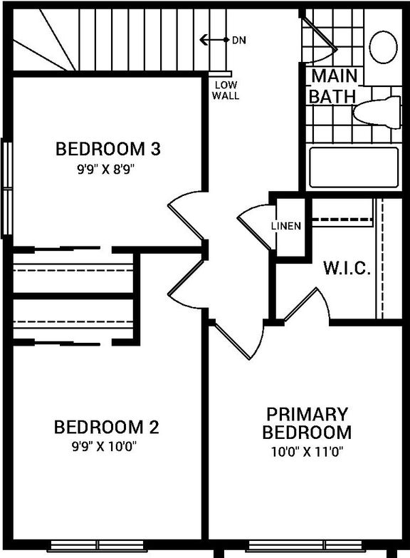 Floor plan for project from page 1 of the file '2022-07-21 - Dawson End Unit Floor Plan - D07-12-22-0111'