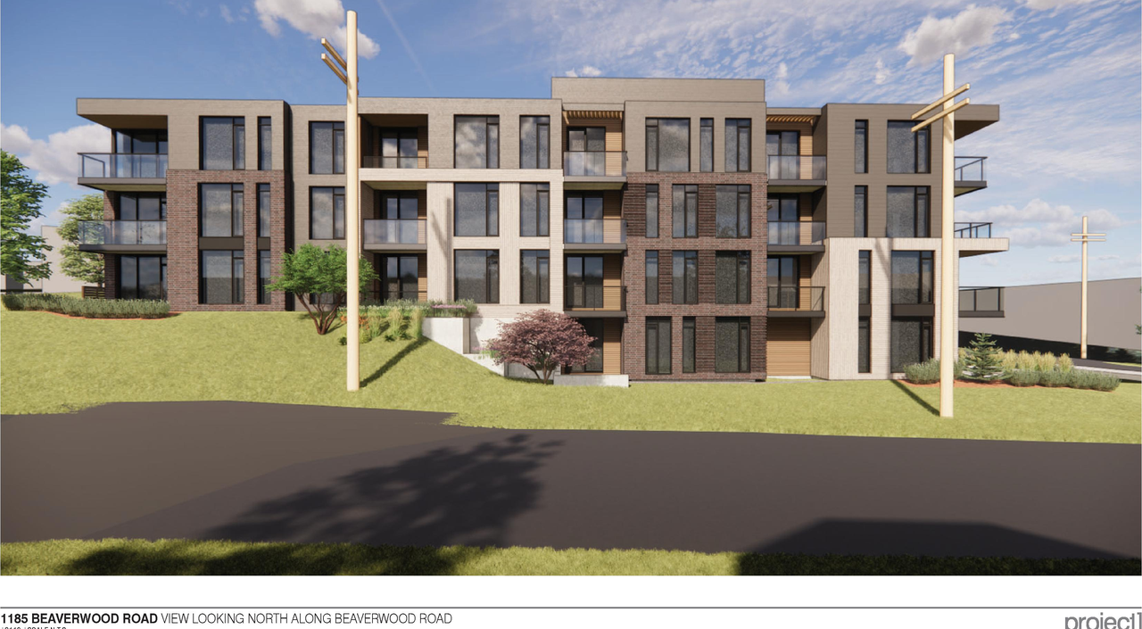 Rendering of building from page 5 of the file '25-07-22 - Design Brief - D07-12-22-0114'