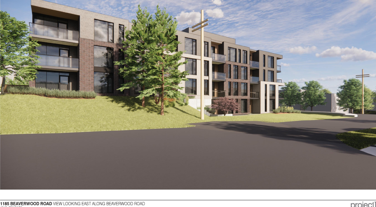 Rendering of building from page 6 of the file '25-07-22 - Design Brief - D07-12-22-0114'