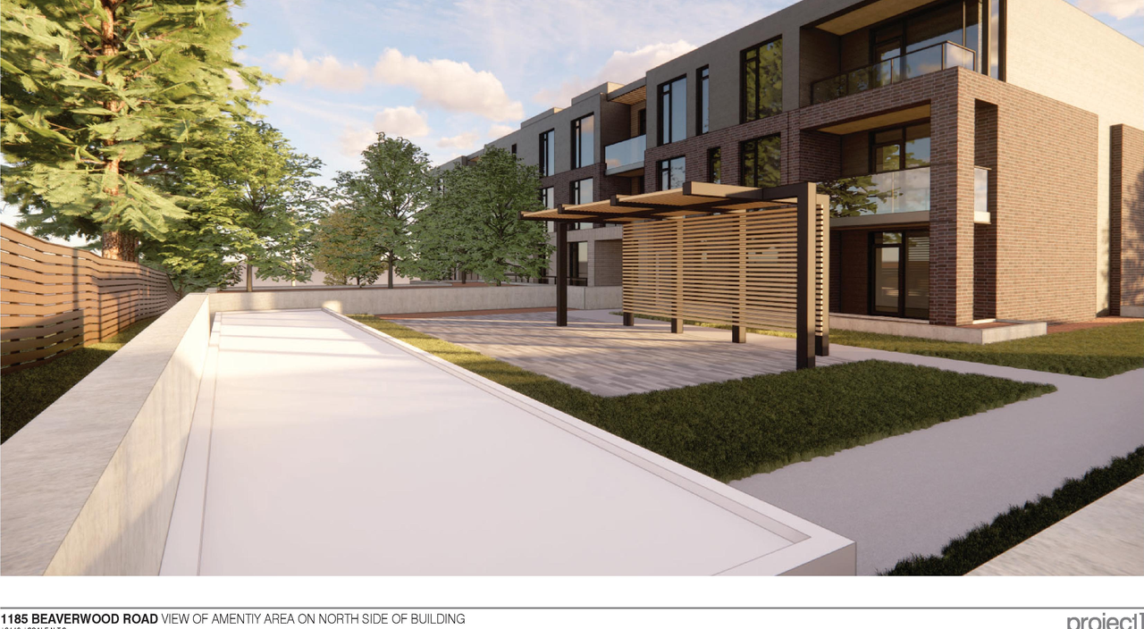 Rendering of building from page 8 of the file '25-07-22 - Design Brief - D07-12-22-0114'