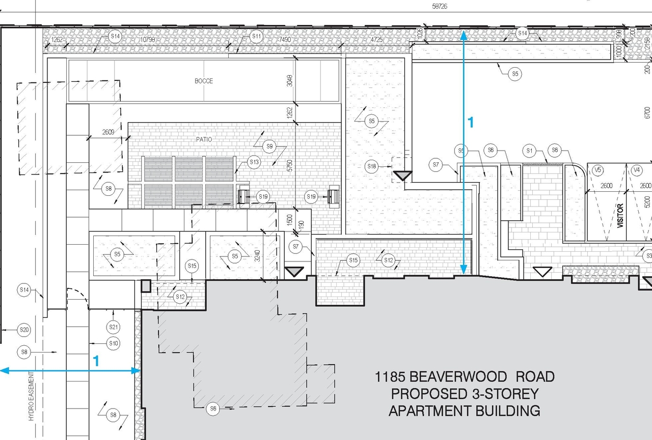 Construction site plan for project from page 9 of the file '25-07-22 - Design Brief - D07-12-22-0114'