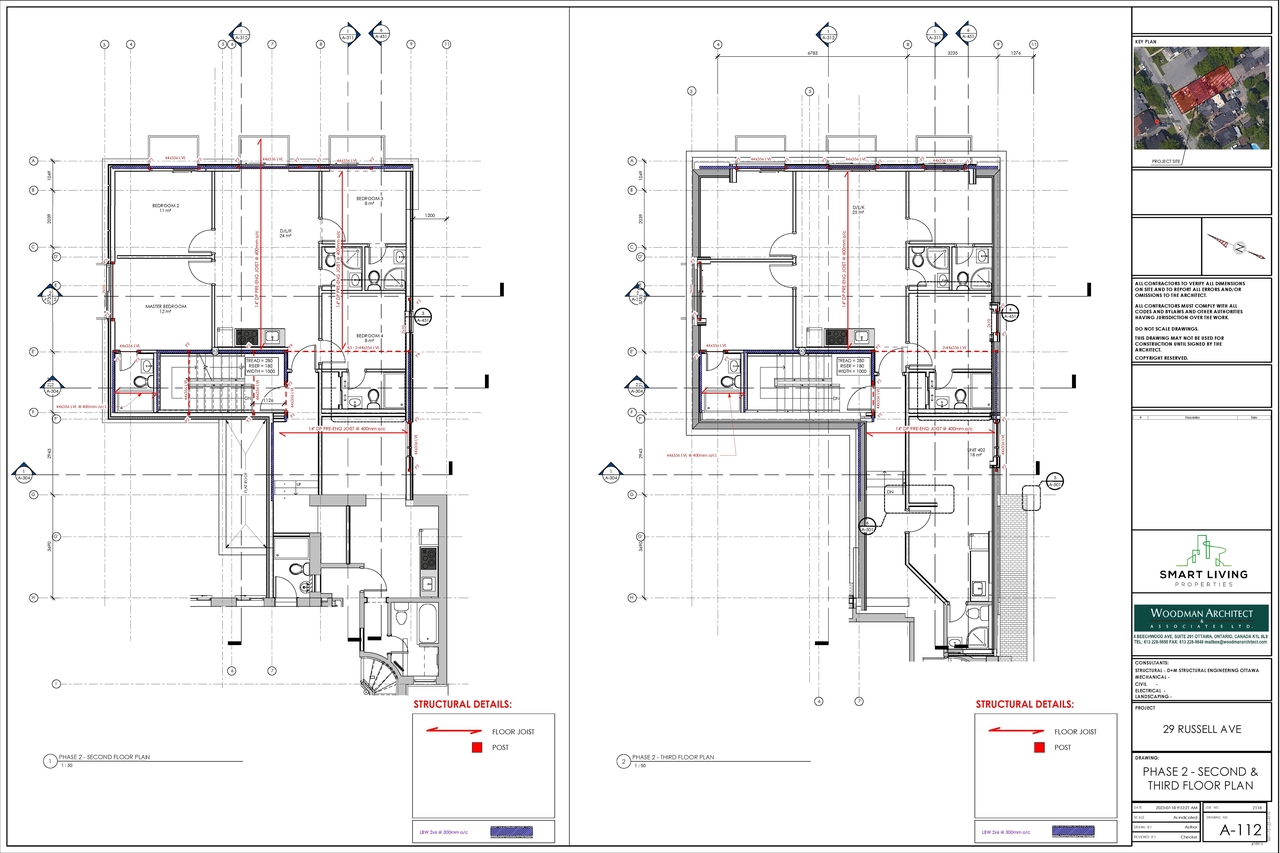 Floor plan for project from page 3 of the file '2023-10-18 - Phase 2 Fire Rating Plans and Floor Plans - D07-12-22-0115'