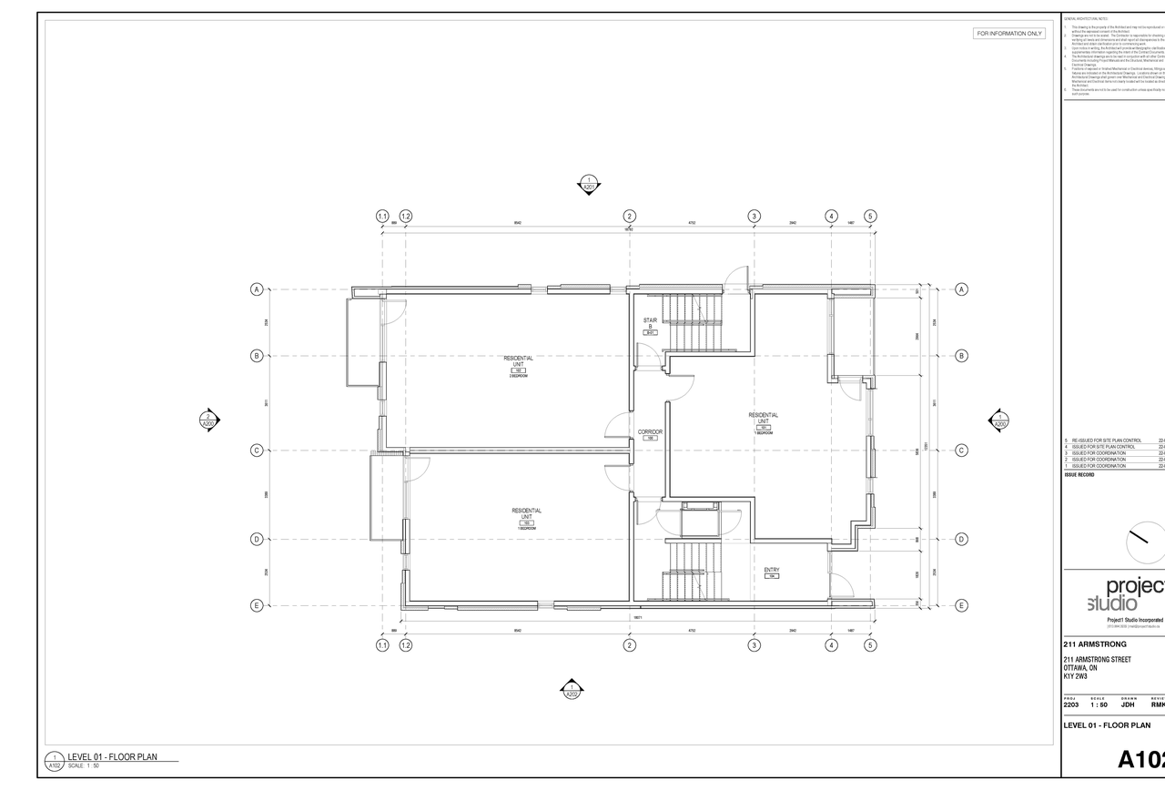 Floor plan for project from page 2 of the file '2022-08-03 - Floor Plans - D07-12-22-0120'