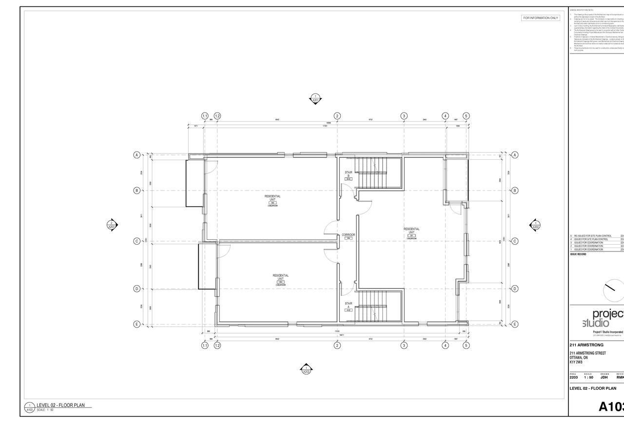 Floor plan for project from page 3 of the file '2022-08-03 - Floor Plans - D07-12-22-0120'