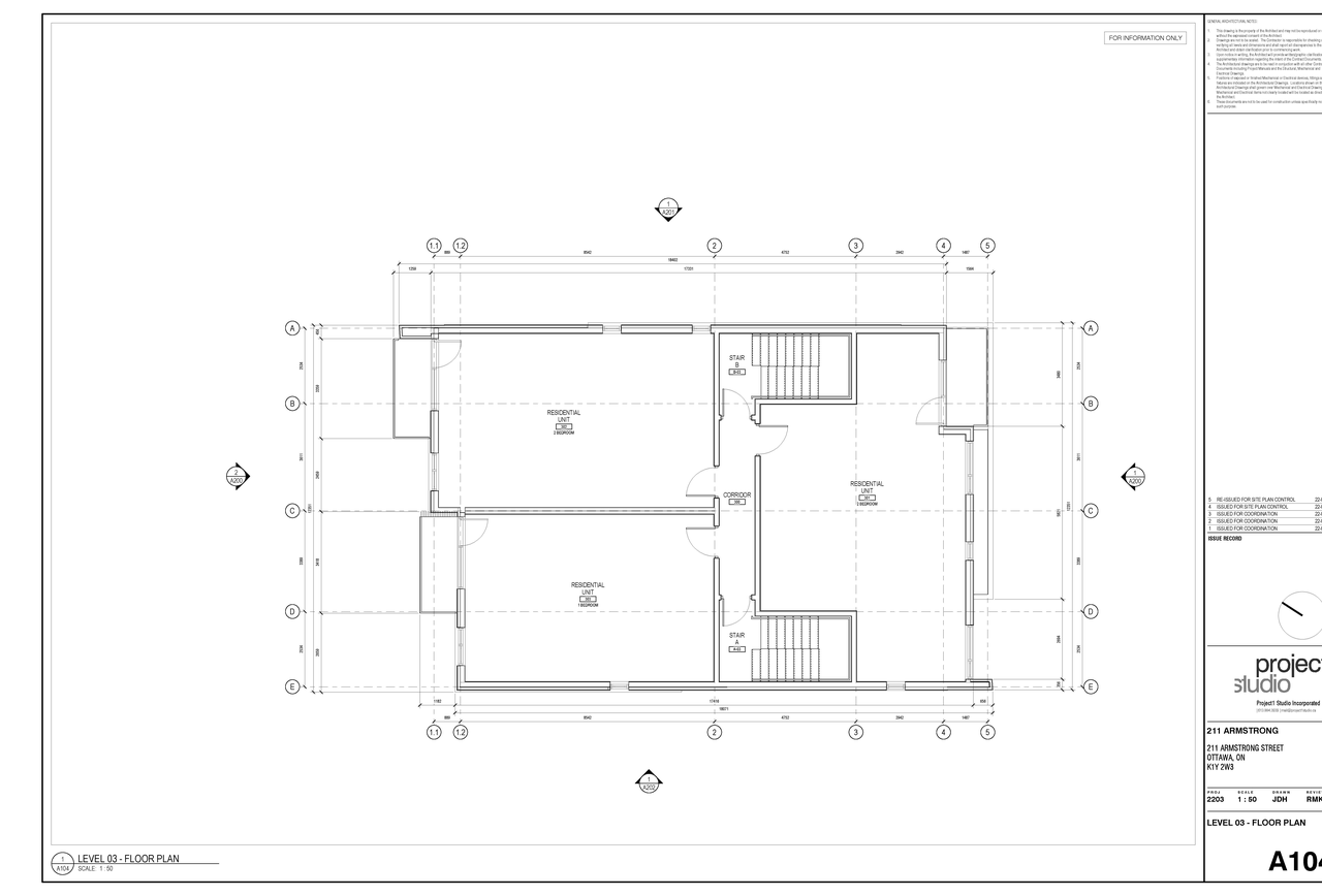 Floor plan for project from page 4 of the file '2022-08-03 - Floor Plans - D07-12-22-0120'