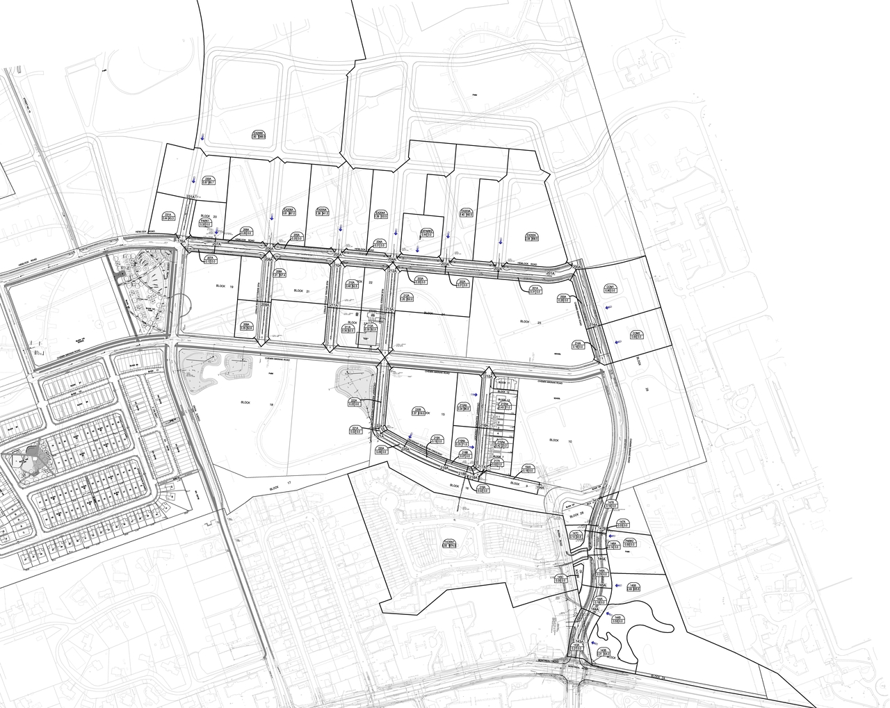 Construction site plan for project from page 51 of the file '2022-08-16 - Design Brief - D07-12-22-0122'