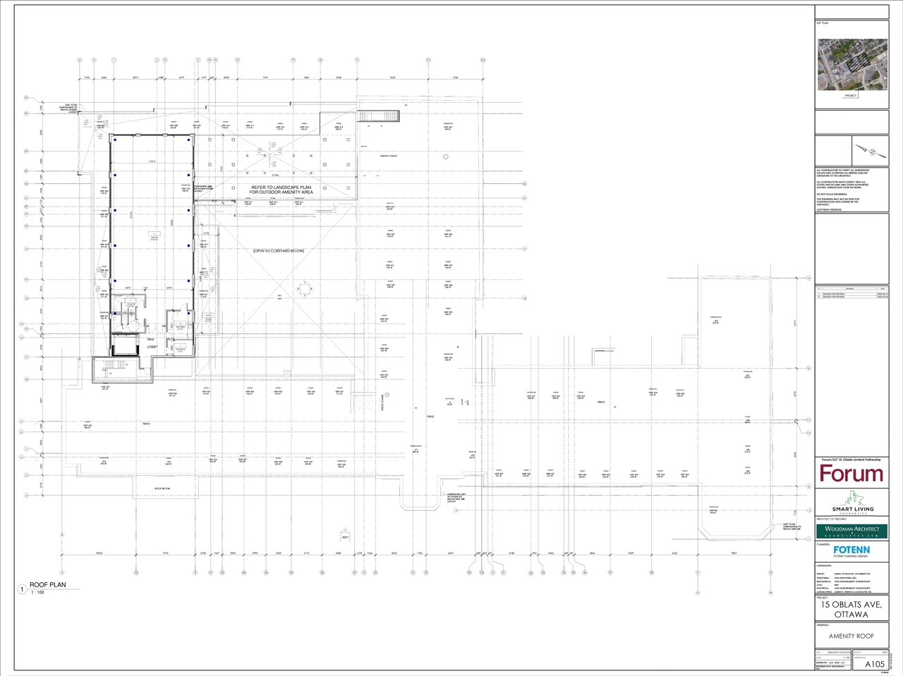 Construction site plan for project from page 6 of the file '2023-03-30 - Floor Plans - D07-12-22-0124'