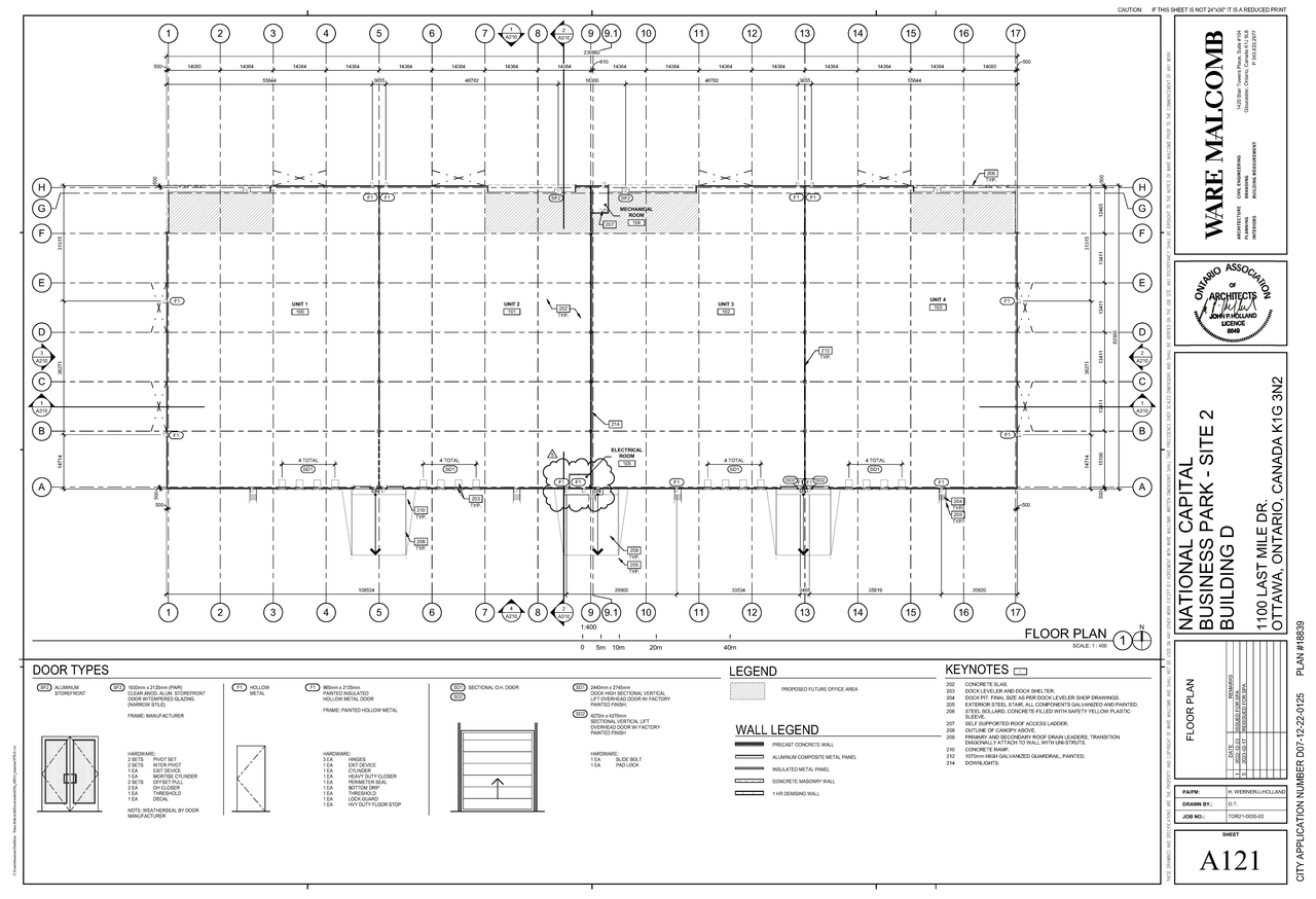 Floor plan for project from page 1 of the file '2023-03-03 - Floor Plan - D07-12-22-0125'