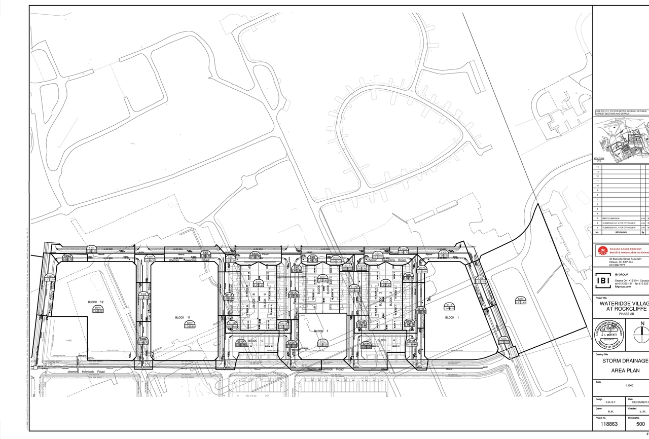 Construction site plan for project from page 69 of the file '2022-08-30 - Design Brief - D07-12-22-0127'