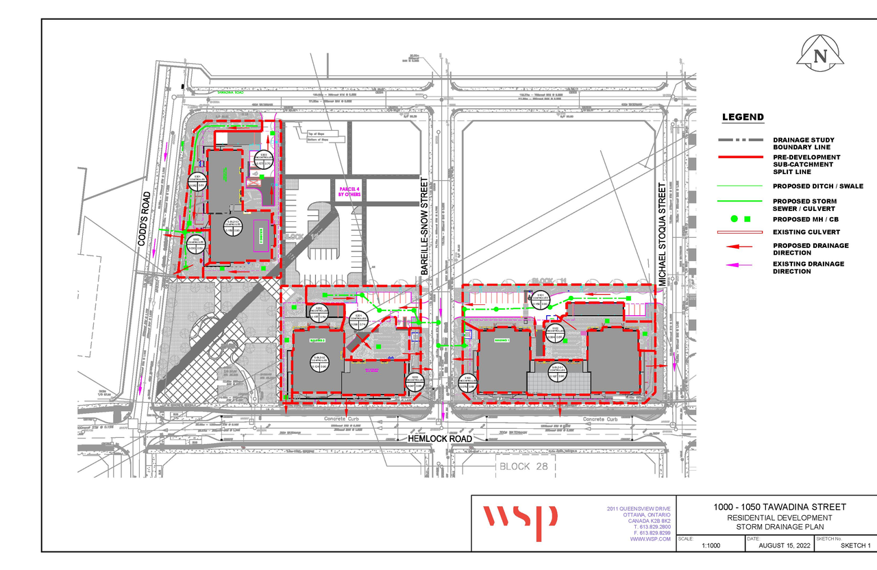 Construction site plan for project from page 89 of the file '2022-08-30 - Design Brief - D07-12-22-0127'