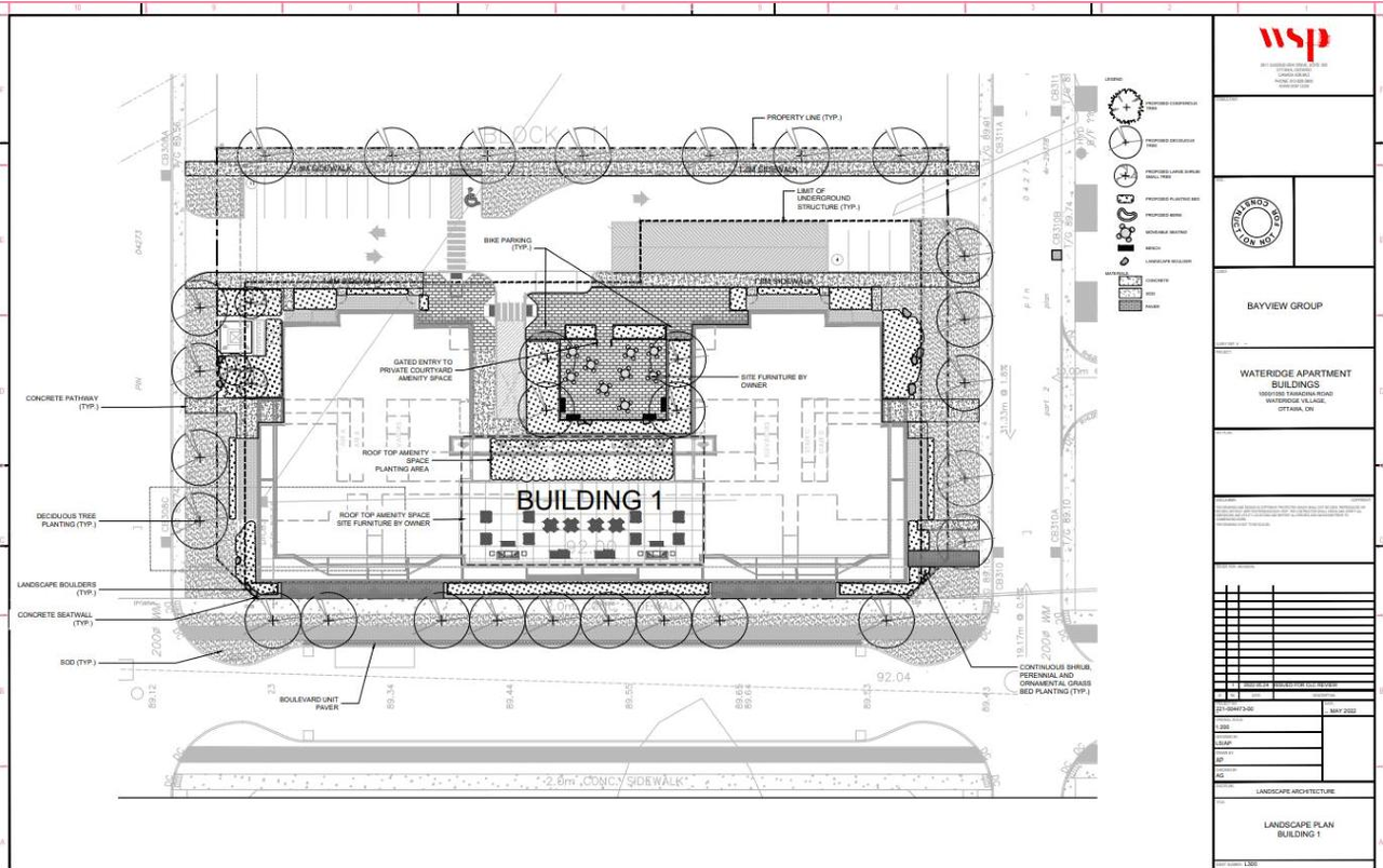 Construction site plan for project from page 7 of the file '2022-08-30 - Design Brief - D07-12-22-0127 (2)'