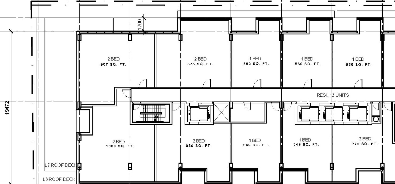 Floor plan for project from page 12 of the file '2022-11-01 - Formal UDRP Presentation - D07-12-22-0128'