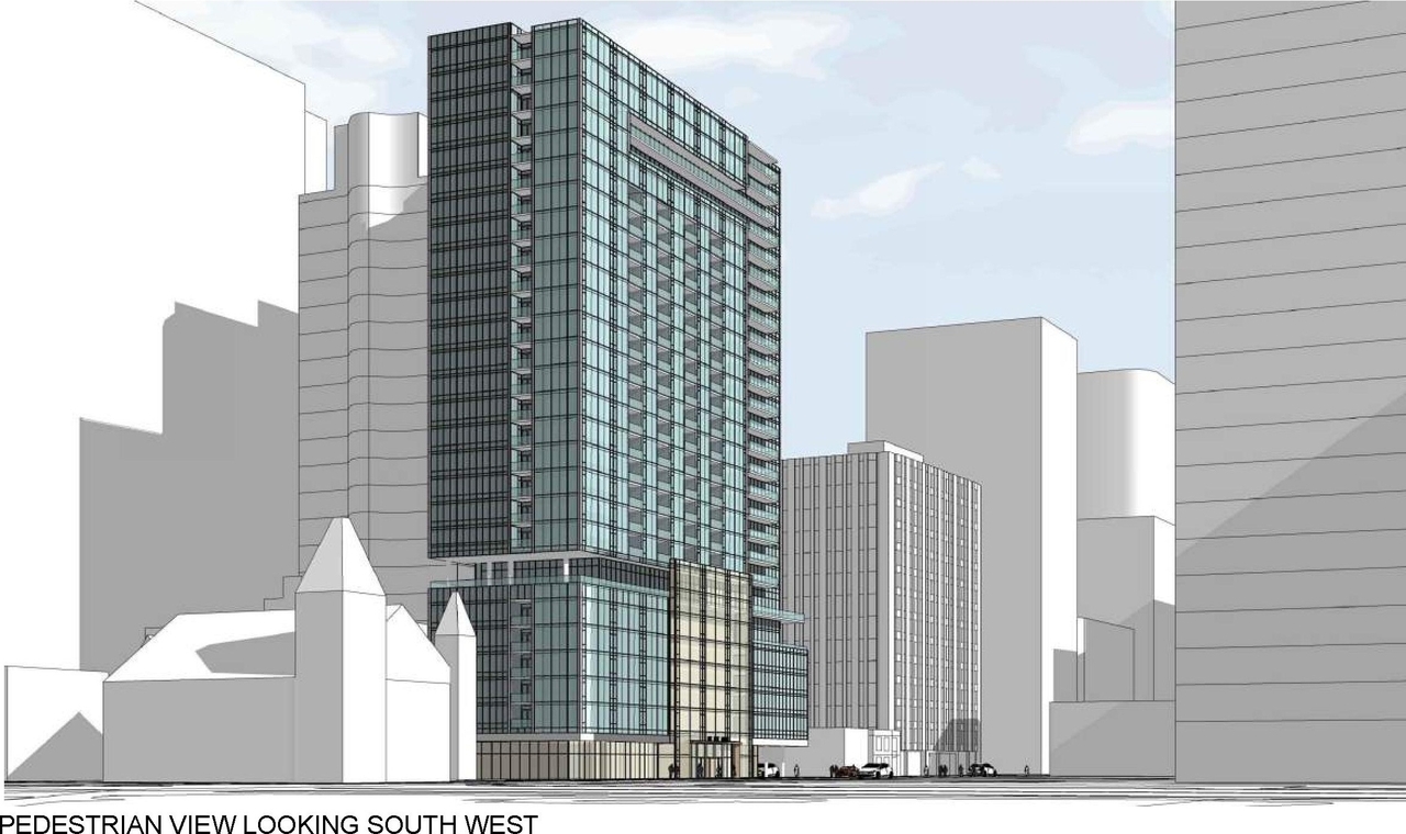 Rendering of building from page 17 of the file '2022-11-01 - Formal UDRP Presentation - D07-12-22-0128'