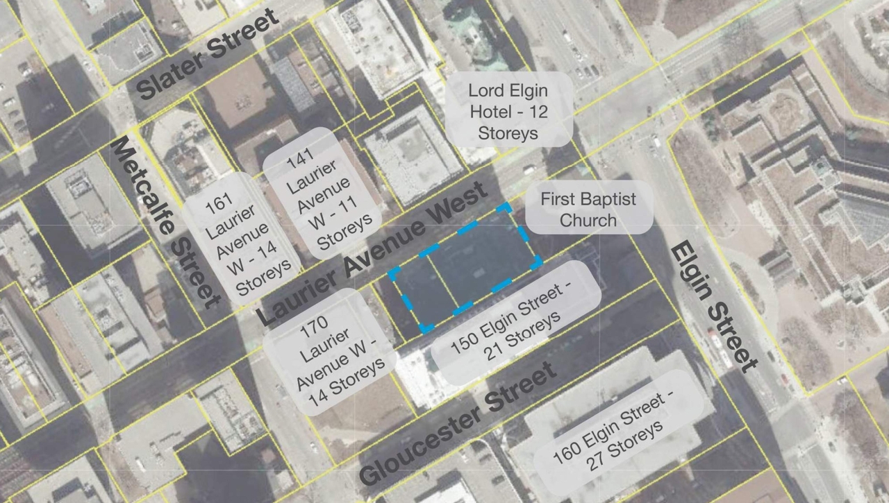 Construction site plan for project from page 3 of the file '2022-11-01 - Formal UDRP Presentation - D07-12-22-0128'