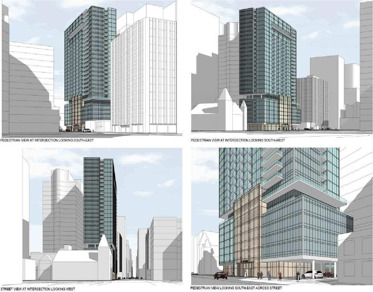 Rendering of building from page 11 of the file '2022-09-01 - Planning Rationale and Design Brief - D07-12-22-0128'