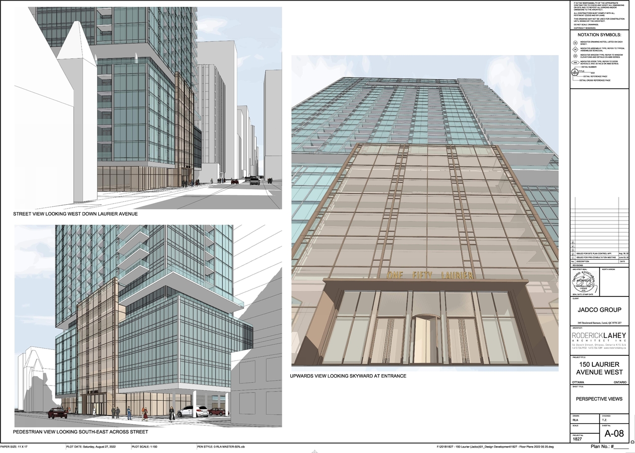 Rendering of building from page 2 of the file '2022-09-01 - Perspective Views - D07-12-22-0128'