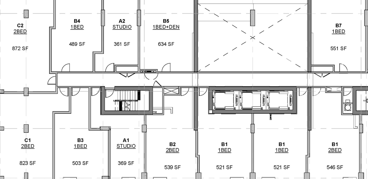Floor plan for project from page 2 of the file '2023-07-13 - Elevation, Floor, Sunshade, Perspectives Plans - D07-12-22-0128'