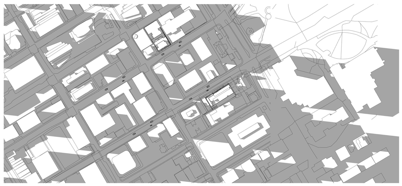Construction site plan for project from page 7 of the file '2023-07-13 - Elevation, Floor, Sunshade, Perspectives Plans - D07-12-22-0128'