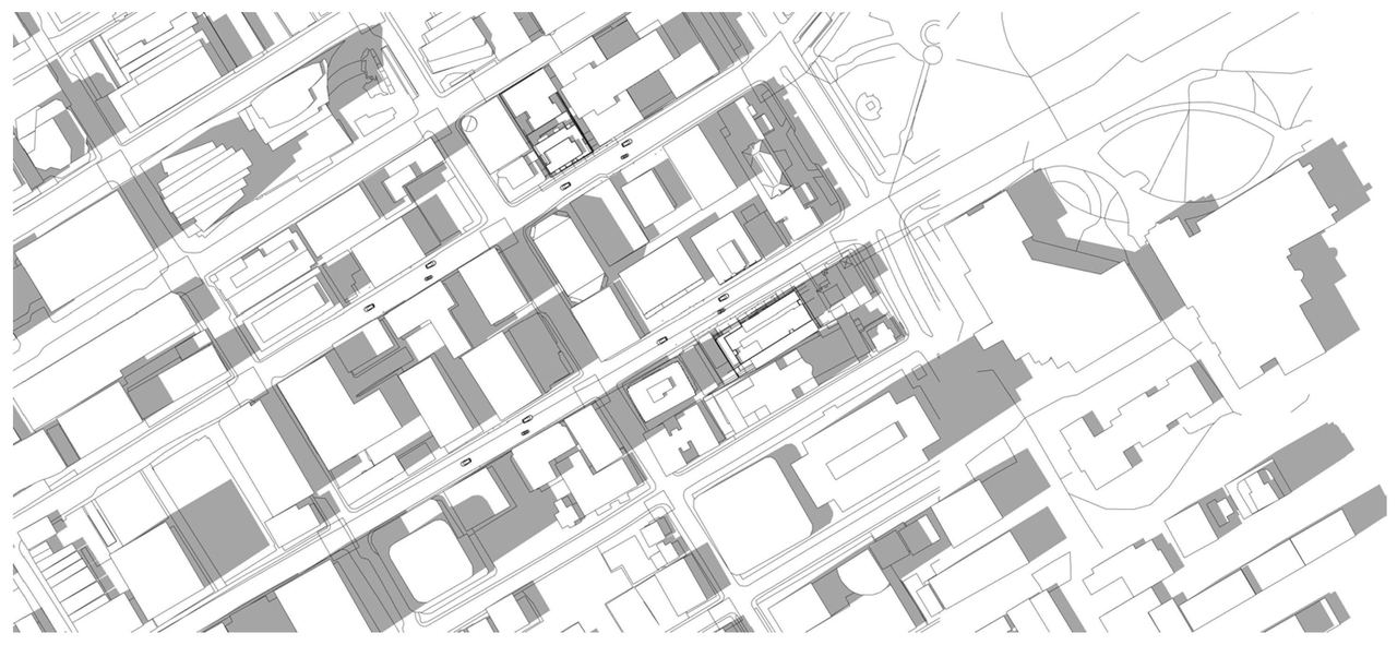 Construction site plan for project from page 7 of the file '2023-07-13 - Elevation, Floor, Sunshade, Perspectives Plans - D07-12-22-0128'