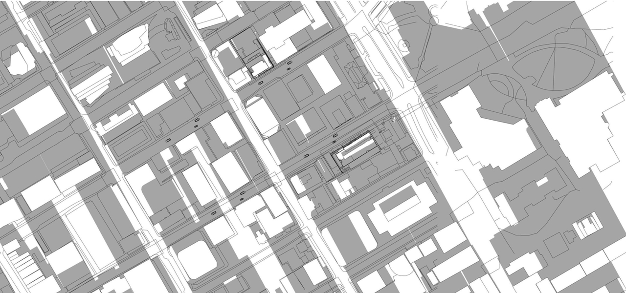 Construction site plan for project from page 9 of the file '2023-07-13 - Elevation, Floor, Sunshade, Perspectives Plans - D07-12-22-0128'