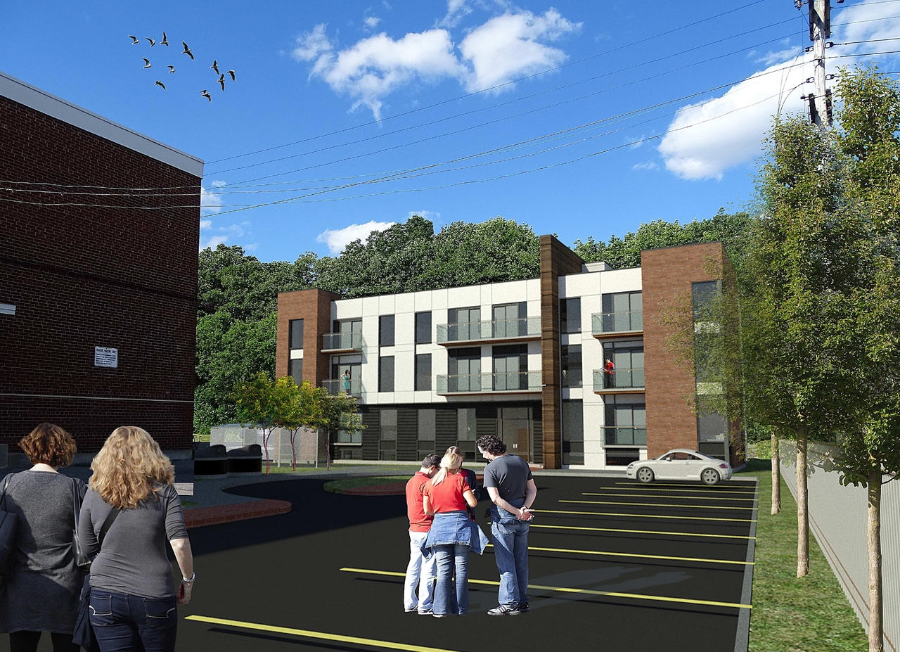 Rendering of building from page 2 of the file '2022-08-30 - Renderings - D07-12-22-0129'