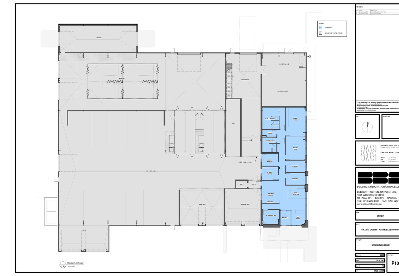Floor plan for project from page 1 of the file '2023-02-15 - Ground Floor Plan (Design Plan) - D07-12-22-0130'