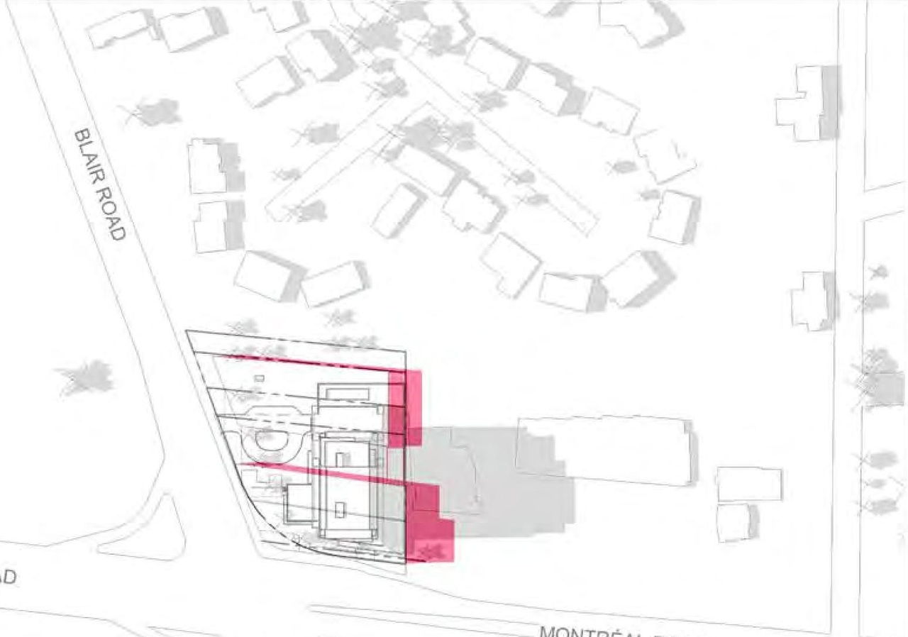 Construction site plan for project from page 18 of the file '2023-04-14 - Floor, Sun, Elevation, Views Plans - D07-12-22-0132'