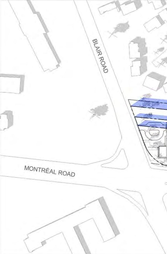 Construction site plan for project from page 22 of the file '2023-04-14 - Floor, Sun, Elevation, Views Plans - D07-12-22-0132'
