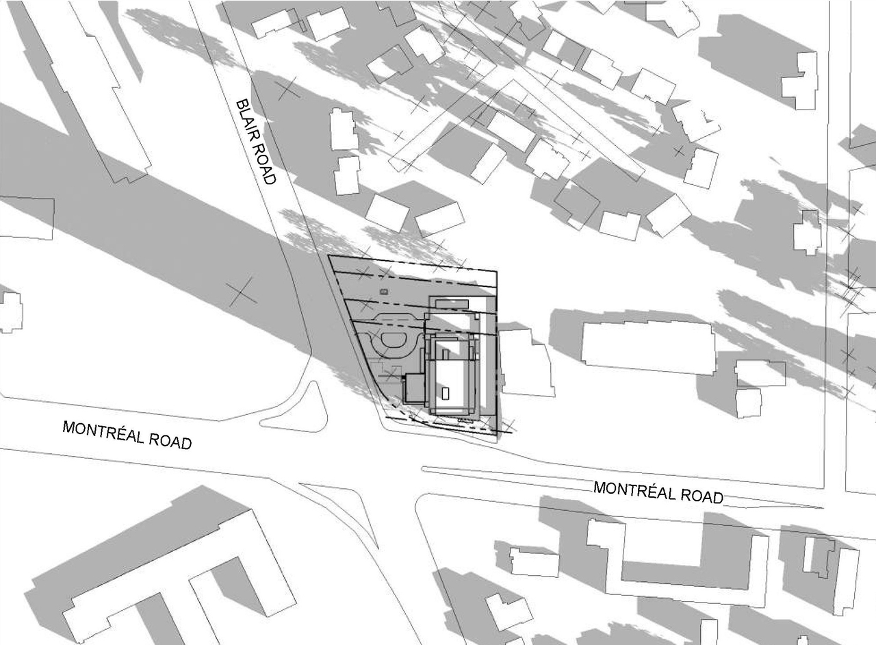 Construction site plan for project from page 15 of the file '2022-09-01 - Floor & Elevations & View Plans - D07-12-22-0132'