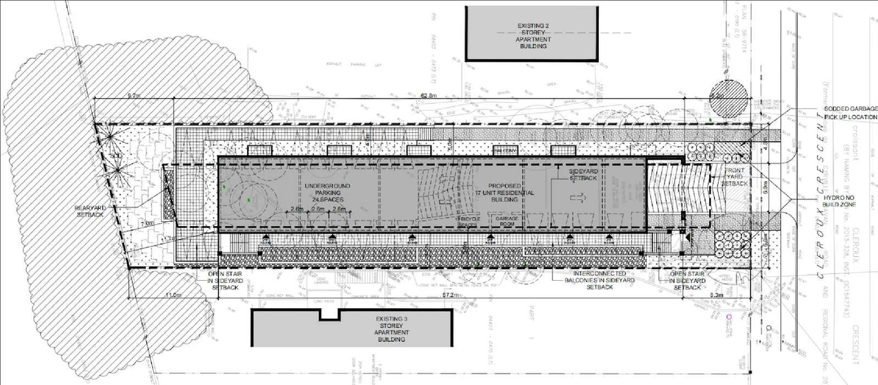 Construction site plan for project from page 22 of the file '2022-10-11 - Design Brief - D07-12-22-0144'